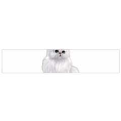 White Persian Cat Clipart Flano Scarf (small) 