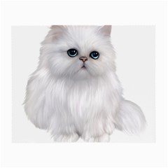 White Persian Cat Clipart Small Glasses Cloth