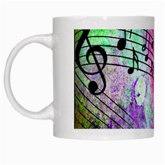 Abstract Music 2 White Mugs