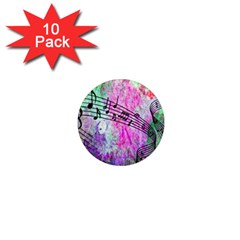 Abstract Music 2 1  Mini Magnet (10 Pack) 