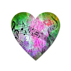 Abstract Music 2 Heart Magnet