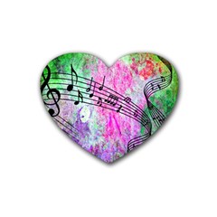 Abstract Music 2 Heart Coaster (4 Pack) 