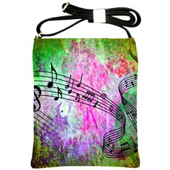 Abstract Music 2 Shoulder Sling Bags