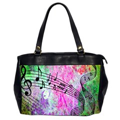 Abstract Music 2 Office Handbags (2 Sides) 