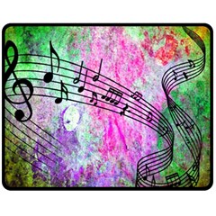 Abstract Music 2 Fleece Blanket (medium) 