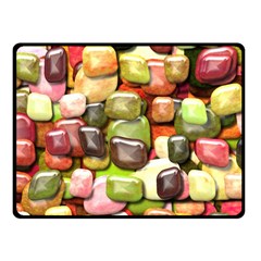 Stones 001 Double Sided Fleece Blanket (small) 