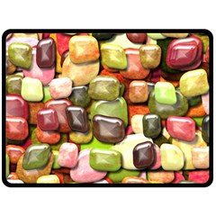 Stones 001 Double Sided Fleece Blanket (large) 