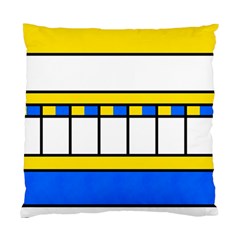 Stripes And Squares Standard Cushion Case (two Sides)