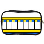 Stripes and squares Toiletries Bag (One Side) Front