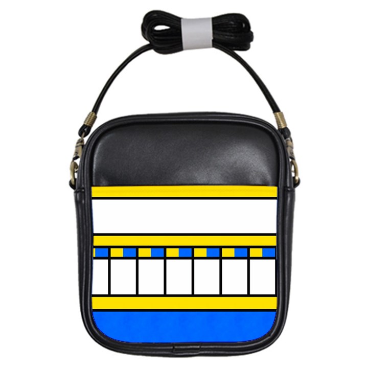 Stripes and squares Girls Sling Bag