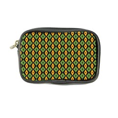 Green Yellow Rhombus Pattern Coin Purse by LalyLauraFLM