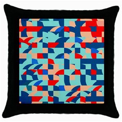 Miscellaneous Shapes Throw Pillow Case (black)