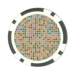 Retro Dots Pattern Poker Chip Card Guard