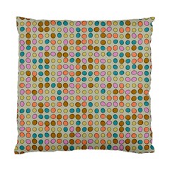 Retro Dots Pattern Standard Cushion Case (two Sides)