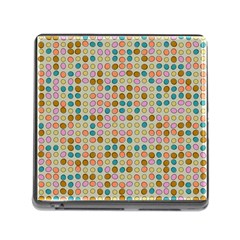 Retro Dots Pattern Memory Card Reader (square)