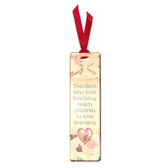 Teachers Who Love Small Bookmark by MaxsGiftBox