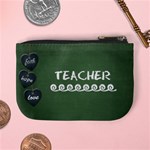 Teacher Chalkboard Coin Change Purse Back