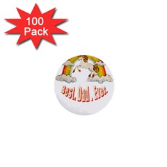 Best  Dad  Ever  1  Mini Buttons (100 Pack) 