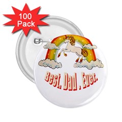 Best  Dad  Ever  2 25  Buttons (100 Pack) 