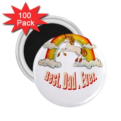 Best  Dad  Ever  2 25  Magnets (100 Pack)  by redcow