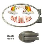 Best. Dad. Ever. Money Clips (Oval)  Front