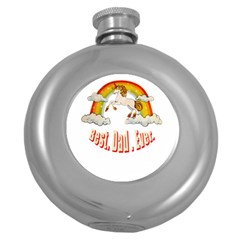 Best  Dad  Ever  Round Hip Flask (5 Oz)