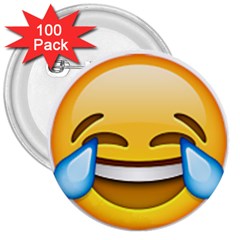 Cryingwithlaughter 3  Buttons (100 Pack)  by redcow