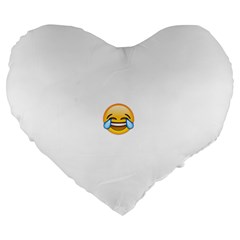 Cryingwithlaughter Large 19  Premium Heart Shape Cushions