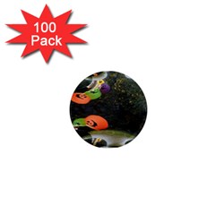 Floating Pumpkins 1  Mini Magnets (100 Pack) 