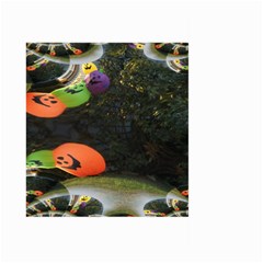 Floating Pumpkins Large Garden Flag (two Sides)