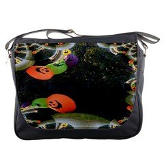 Floating Pumpkins Messenger Bags