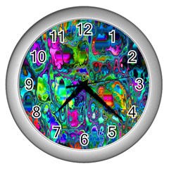 Inked Spot Wall Clock (silver) by TheWowFactor