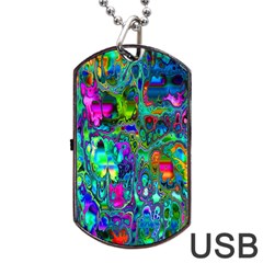 Inked Spot Dog Tag Usb Flash (two Sides) by TheWowFactor