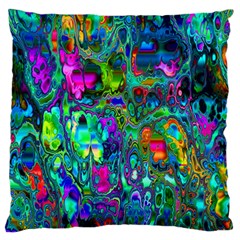 Inked Spot Fractal Art Standard Flano Cushion Case (one Side) by TheWowFactor