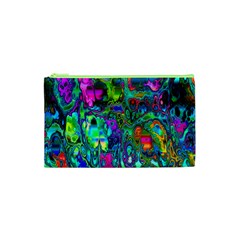 Inked Spot Fractal Art Cosmetic Bag (xs) by TheWowFactor