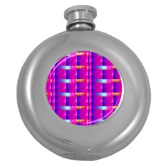 Pink Cell Mate Round Hip Flask (5 Oz)