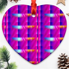 Pink Cell Mate Heart Ornament (2 Sides)