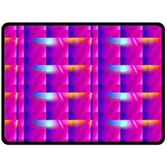 Pink Cell Mate Fleece Blanket (large)  by TheWowFactor