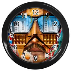 Graffiti Sunglass Art Wall Clocks (black) by TheWowFactor