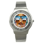 Graffiti Sunglass Art Stainless Steel Watches Front