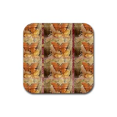 Butterflies Rubber Coaster (square) 