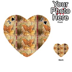 Butterflies Playing Cards 54 (heart)  by TheWowFactor