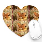 Butterflies Heart Mousepads Front