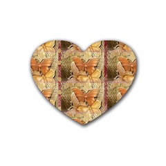 Butterflies Heart Coaster (4 Pack) 