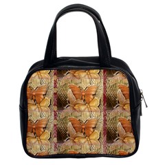 Butterflies Classic Handbags (2 Sides)