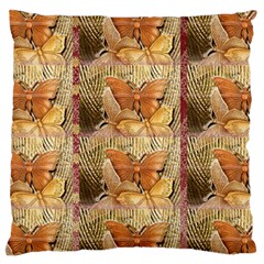 Butterflies Large Flano Cushion Cases (two Sides) 