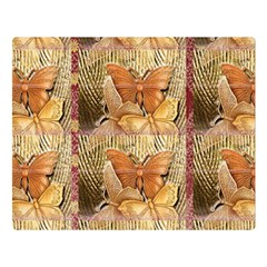 Butterflies Double Sided Flano Blanket (large) 