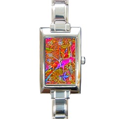 Biology 101 Abstract Rectangle Italian Charm Watches by TheWowFactor