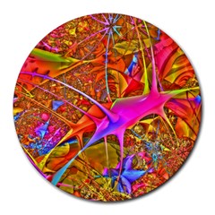 Biology 101 Abstract Round Mousepads