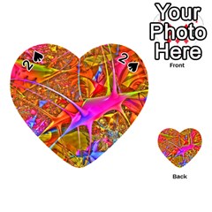 Biology 101 Abstract Playing Cards 54 (heart)  by TheWowFactor